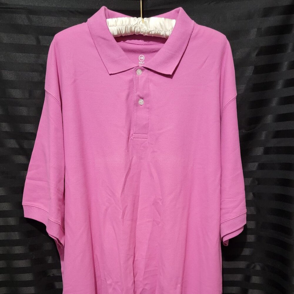 Pink polo shirt